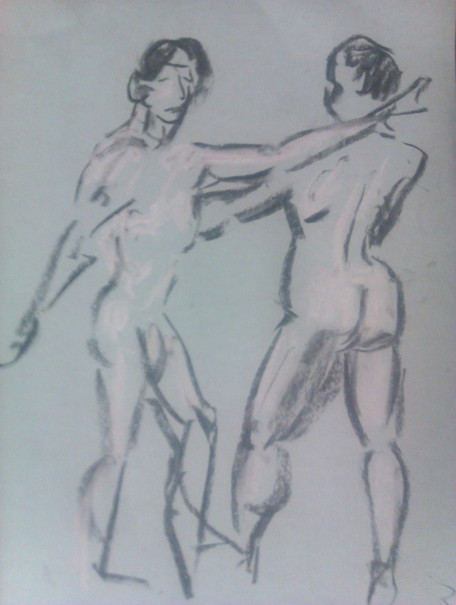 Part of a sequence of combat poses based on the Elgin marbles!